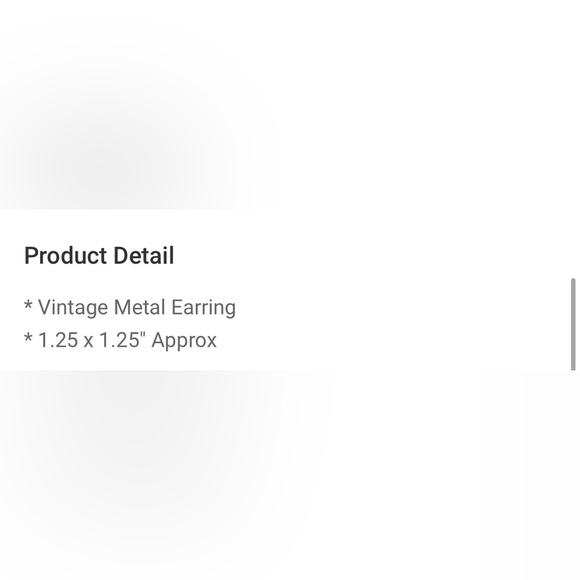 4J. Abstract Organic Shape Earrings - Picture 5 of 6